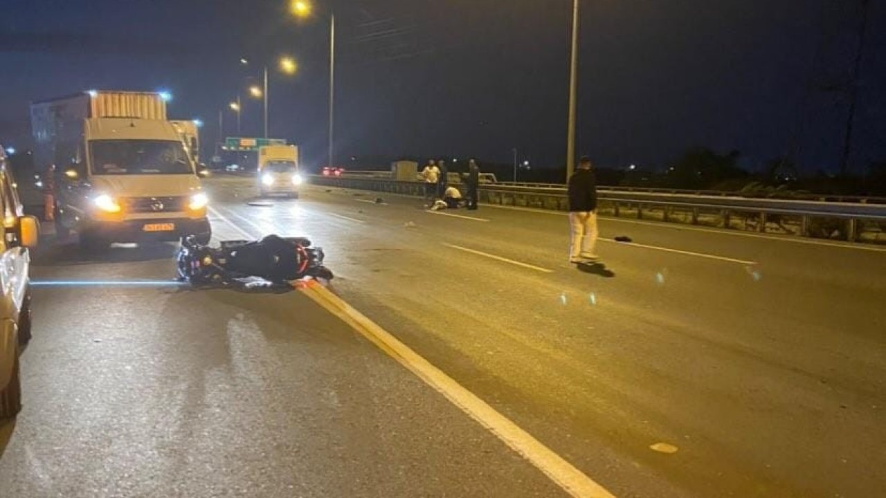 Otomobille çarpışan motosiklet sürücüsü genç hayatını kaybetti