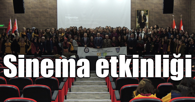 Kars polisinden sinema etkinliği