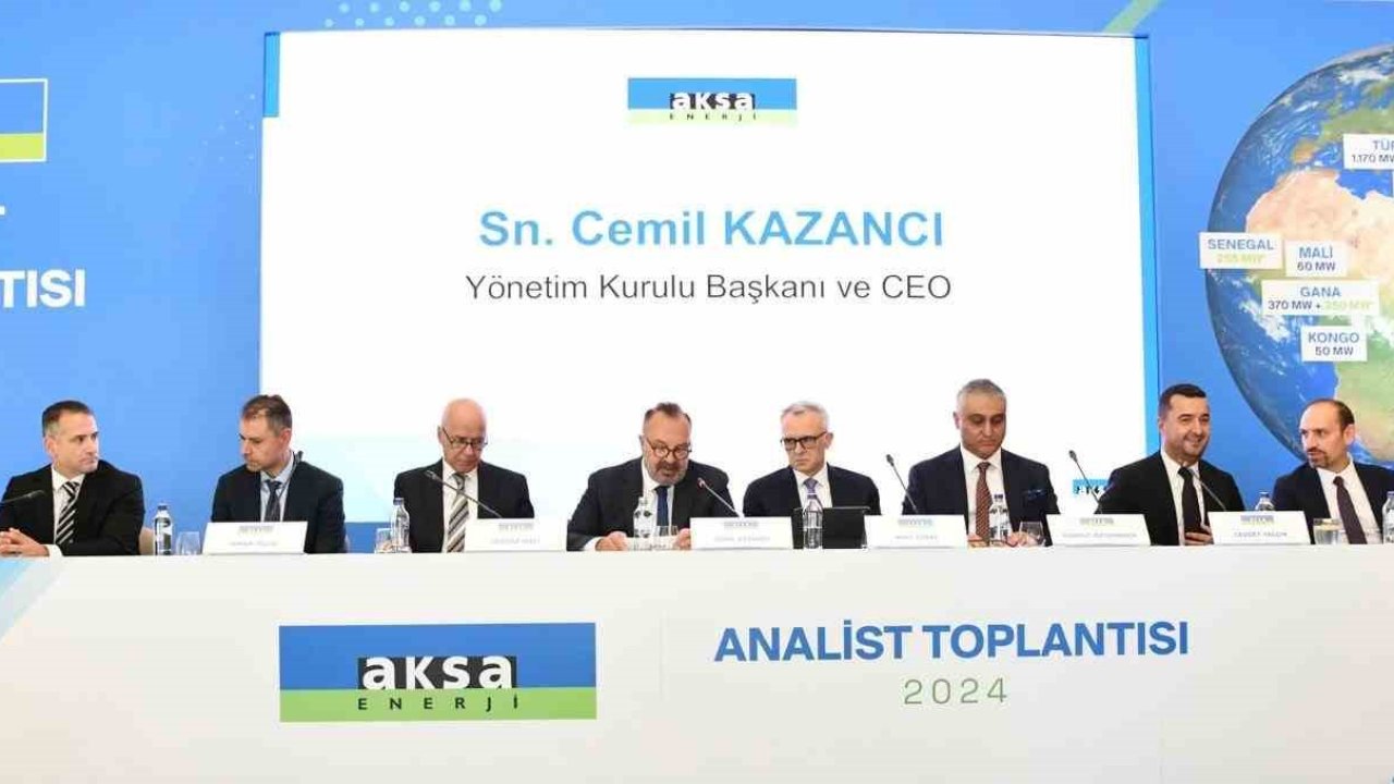 Aksa Enerji yıllık Analist Toplantısı gerçekleşti