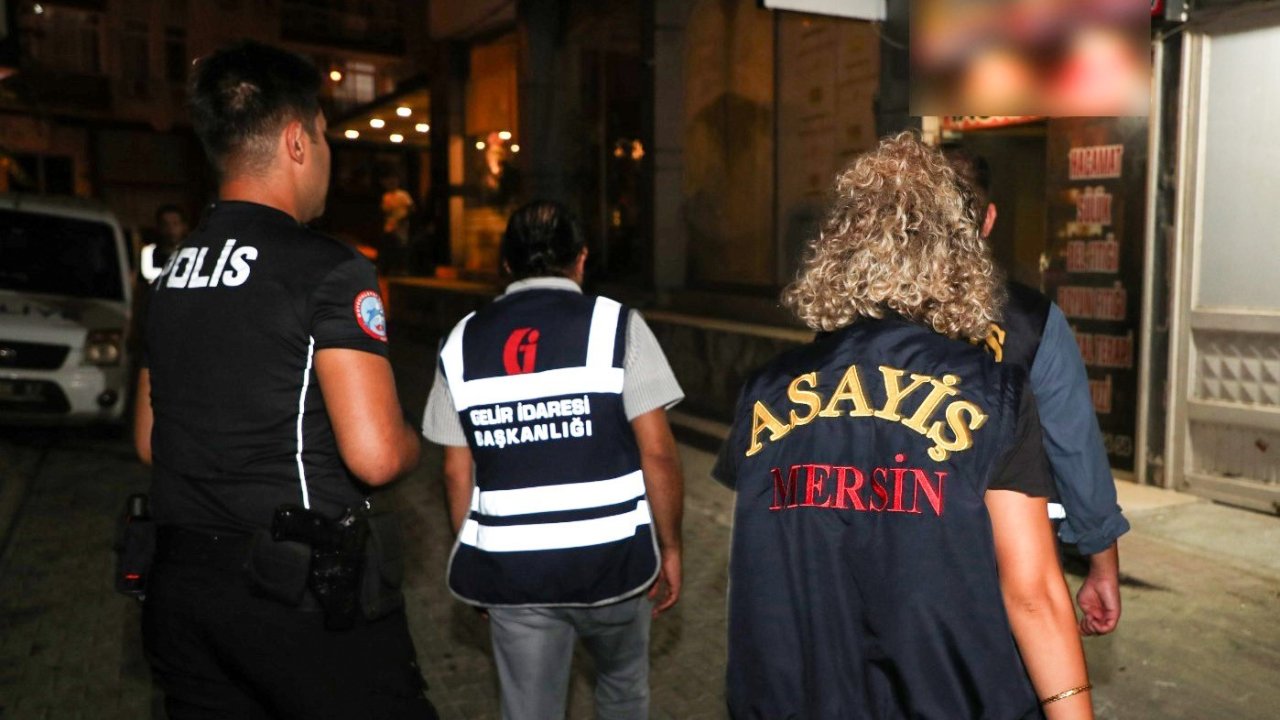 Mersin polisinden iş yerlerine denetim: 8 iş yerine 1 milyon 550 bin TL ceza kesildi