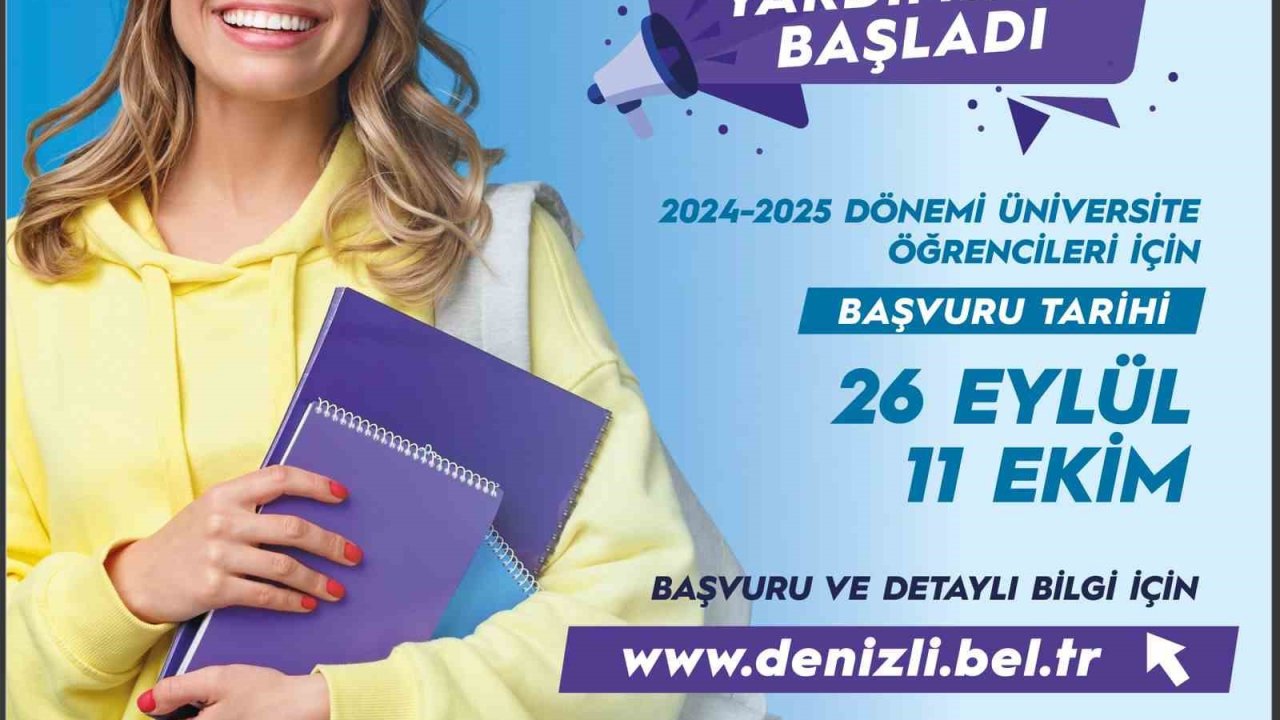 Denizli Büyükşehirden üniversitelilere öğrenim yardımı