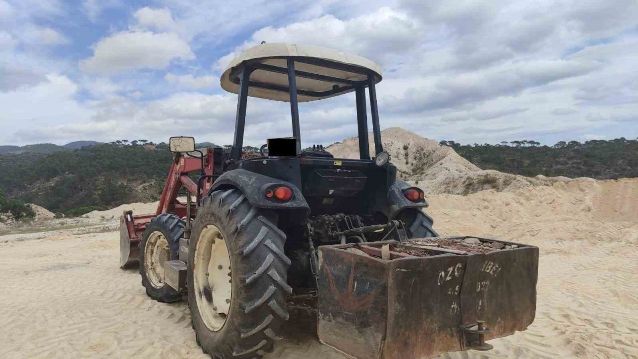 Aydın’dan çalınan traktör Kırıkkale’de bulundu