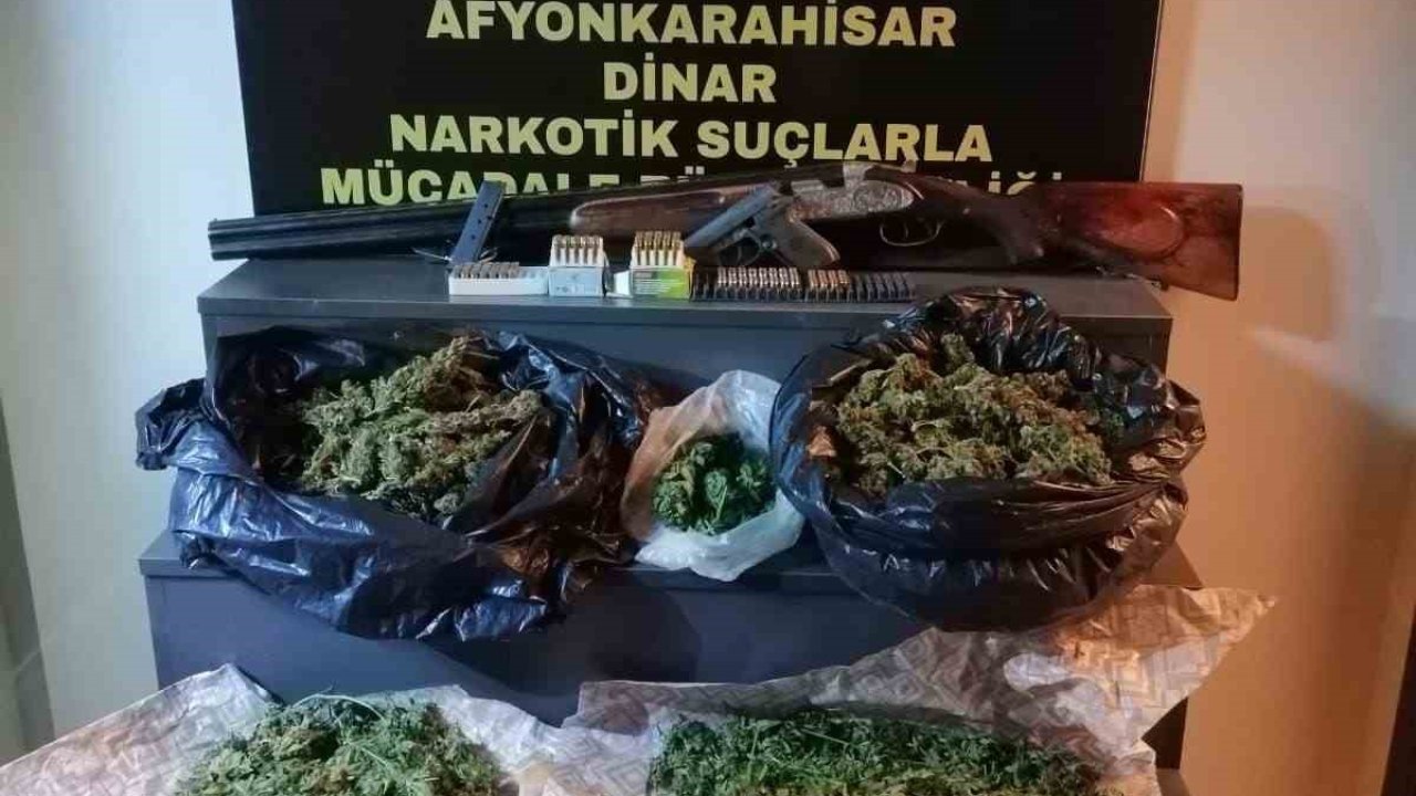 Bağ evinde 1 kilo 662 gram skankla yakalanan şahıs tutuklandı