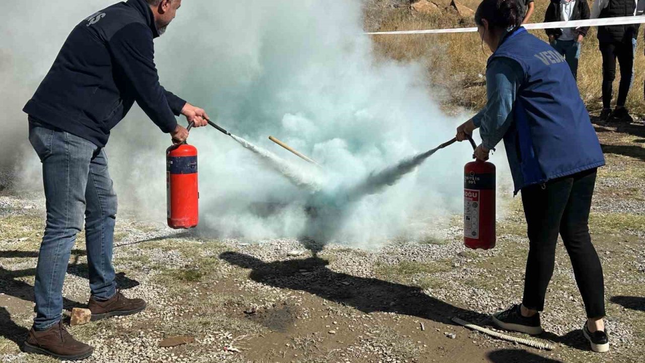 VEDAŞ’tan yangın tatbikatı