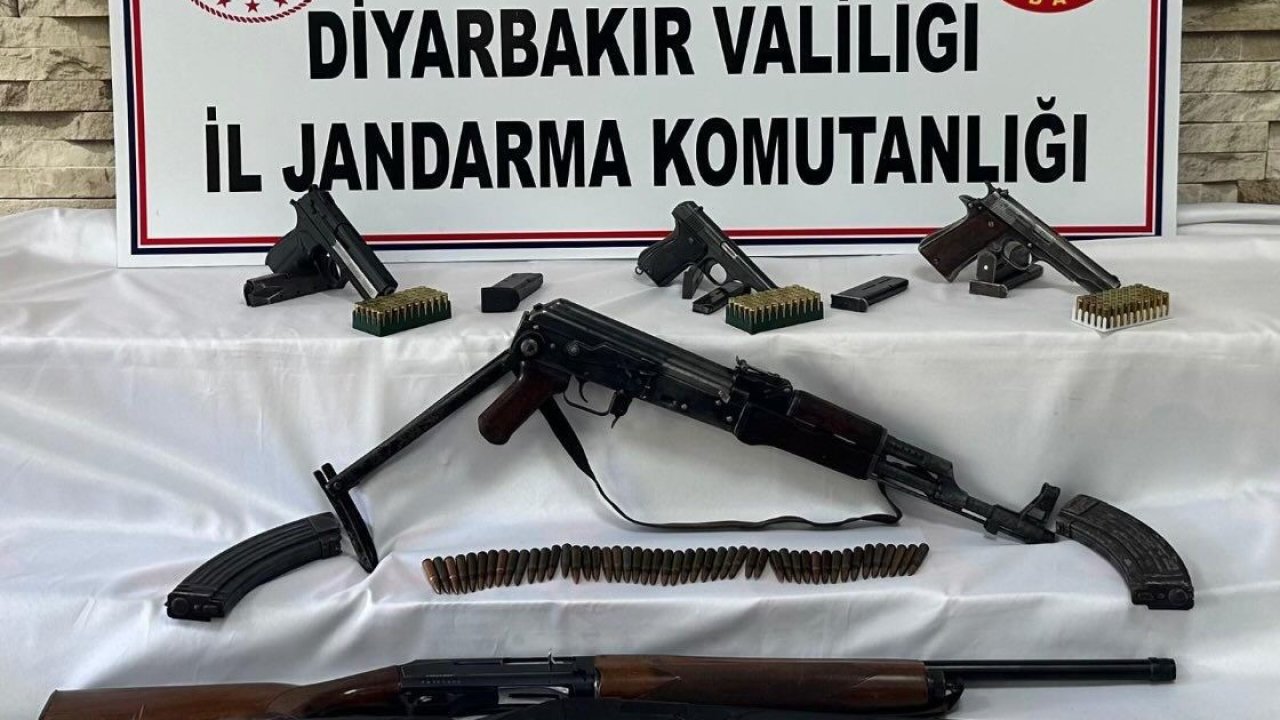 Diyarbakır’da kaçak silah operasyonu