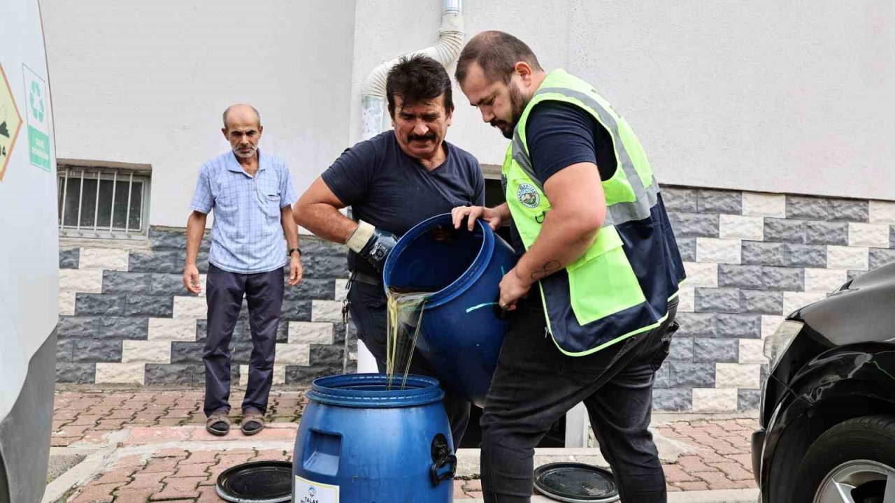 Talas’ta atık yağlar ekonomiye dönüşüyor