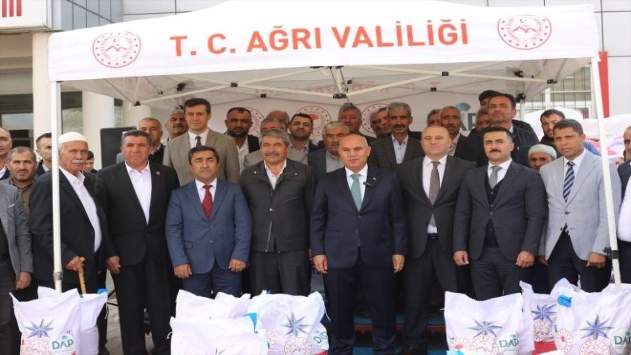 Ağrı’da yüzde 70 hibe ile 300 ton sertifikalı buğday tohumu dağıtıldı