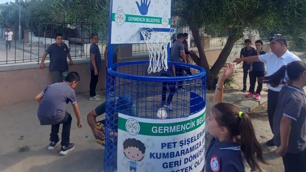 Germencik’te çocuklar atık yönetimini öğreniyor