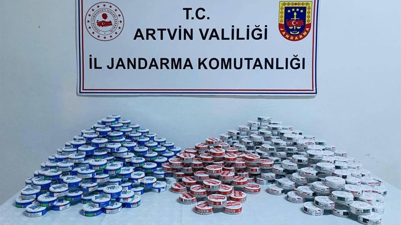 Artvin’de kaçak sigara ve içki operasyonu