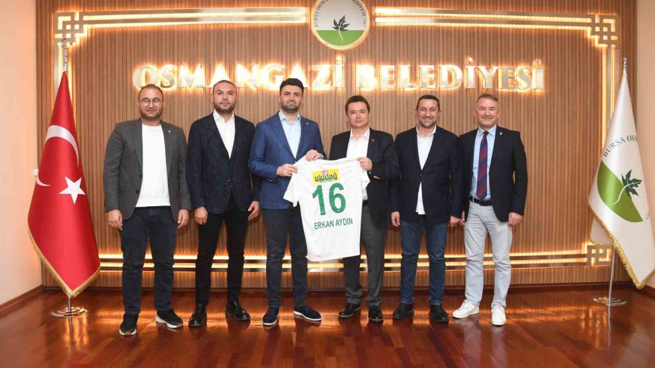 Bursaspor Yönetiminden Başkan Aydın’a ziyaret