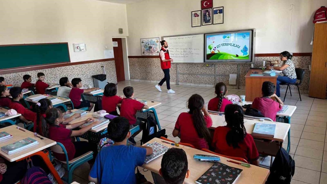 Koçarlı’da öğrencilere su verimliliğinin önemi anlatıldı