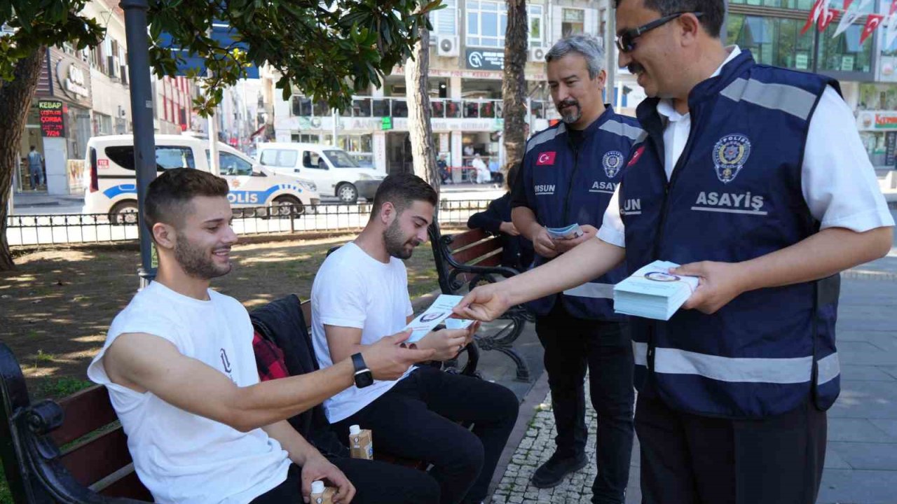 Polisten vatandaşlara ’yasa dışı bahis’ ve ’dolandırıcılık’ bilgilendirmesi