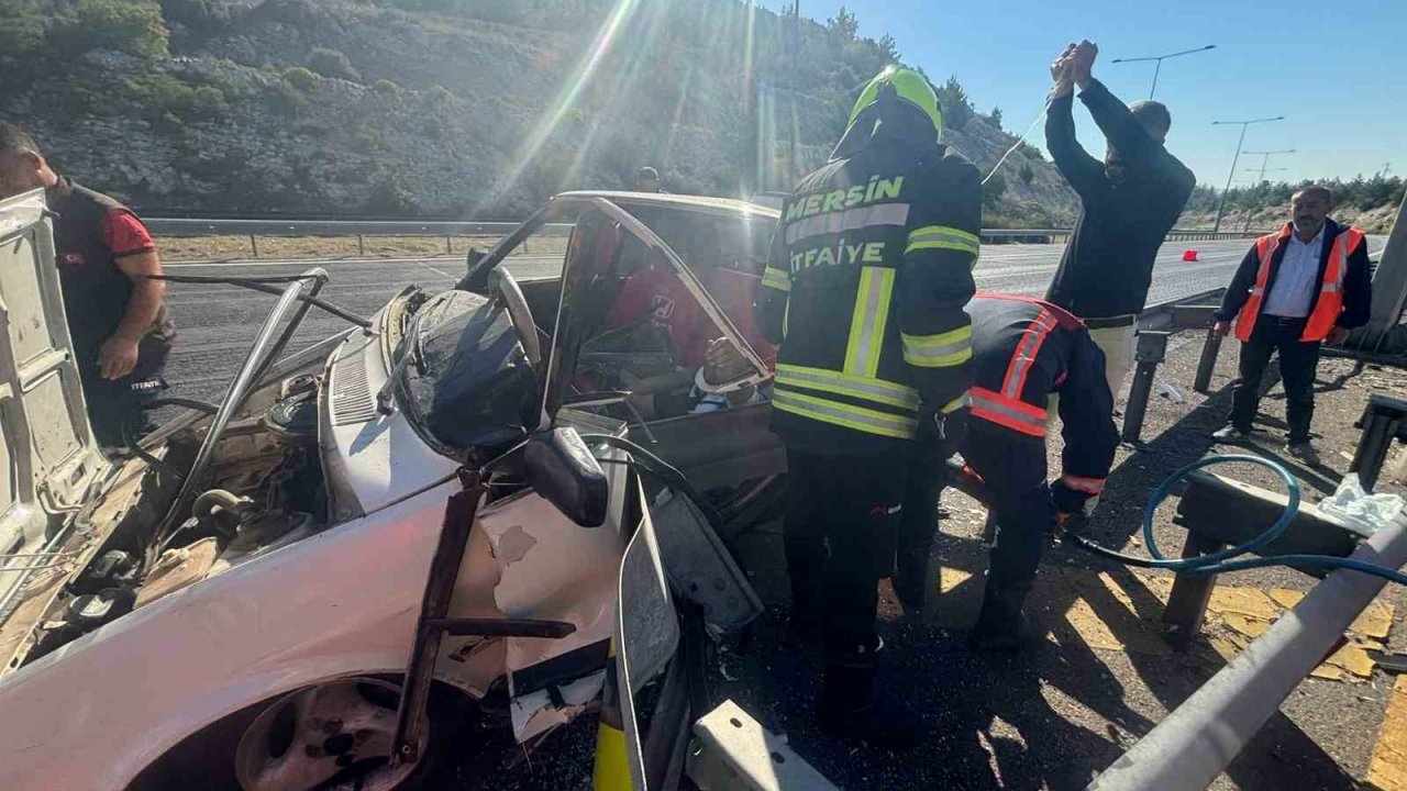 Tarsus’ta trafik kazası 1 yaralı