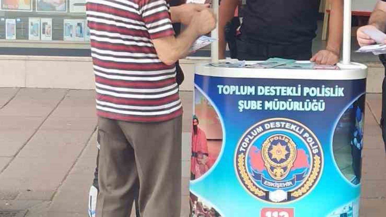 Polis ekipleri bin 635 vatandaşı hırsızlık ve dolandırıcılıkla ilgili bilgilendirdi