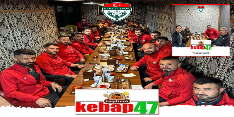 Kebap 47, Kars Spor'u misafir etti.