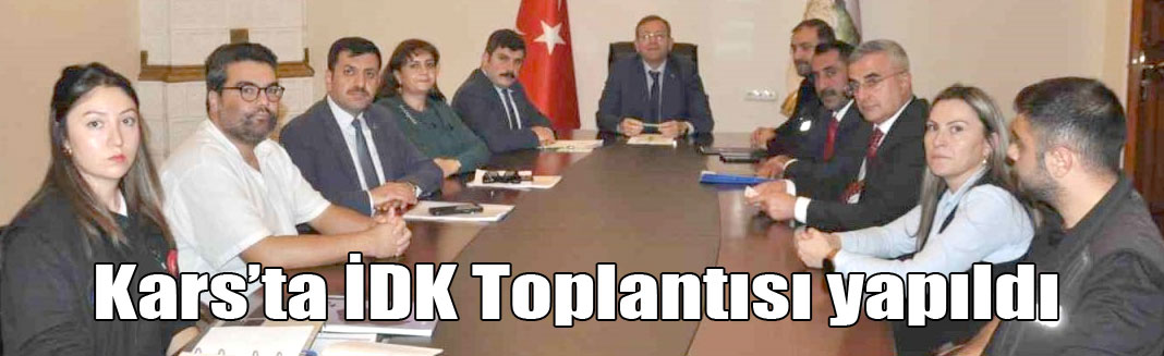 Kars’ta afet risk azaltma değerlendirme toplantısı yapıldı