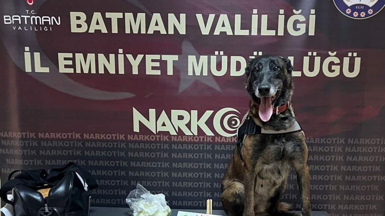 Batman’da durdurulan yolcu otobüsünde skunk madde uyuşturucu yakalandı