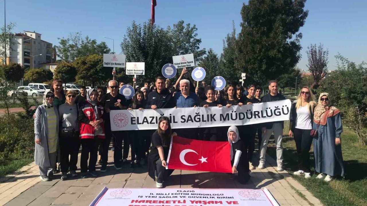 Elazığ’da Dünya Yürüyüş Günü etkinlikleri