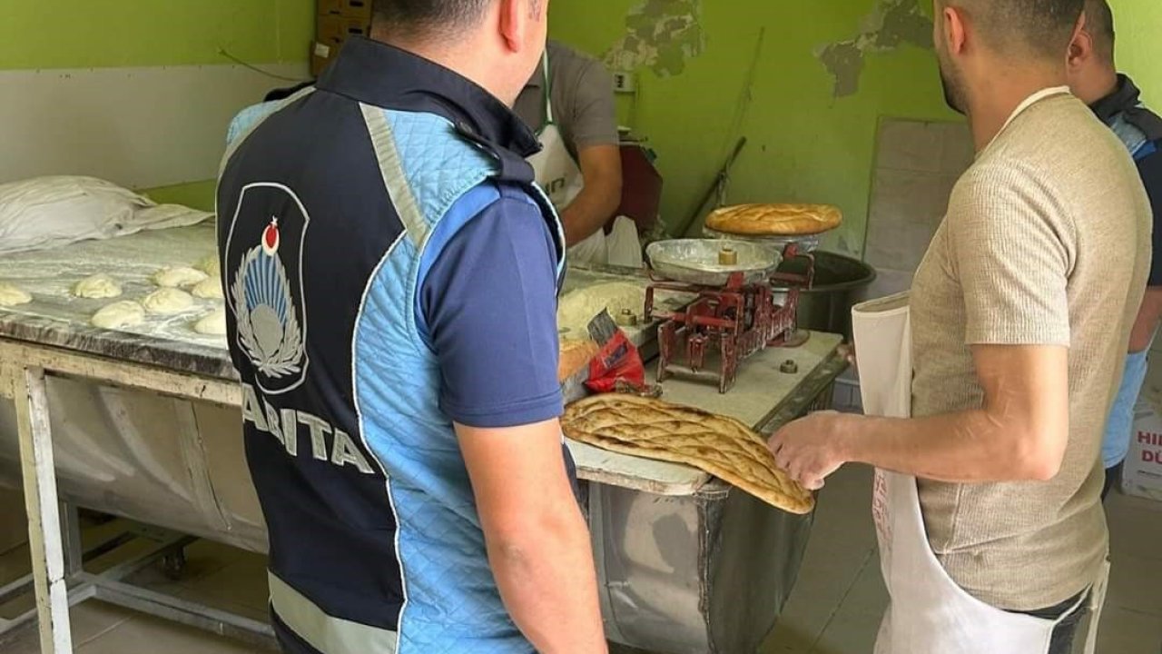 Elazığ’da zabıta ekipleri market, fırın ve kasapları denetledi