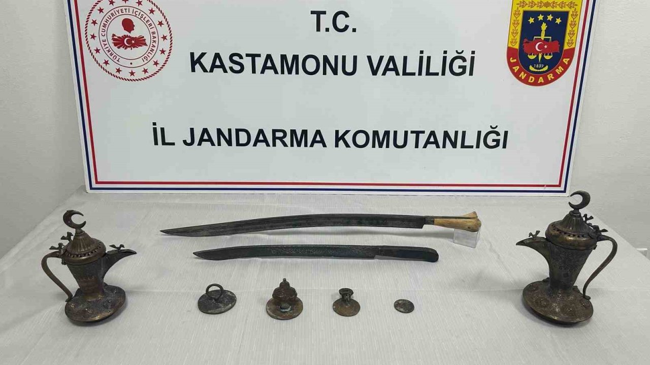 Kastamonu’da tarihi eser operasyonu