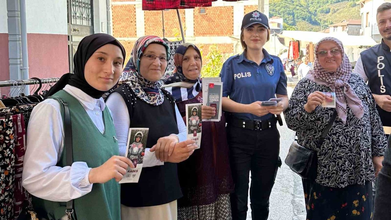 Ordu’da vatandaşlara dolandırıcılık ve KADES bilgilendirmesi