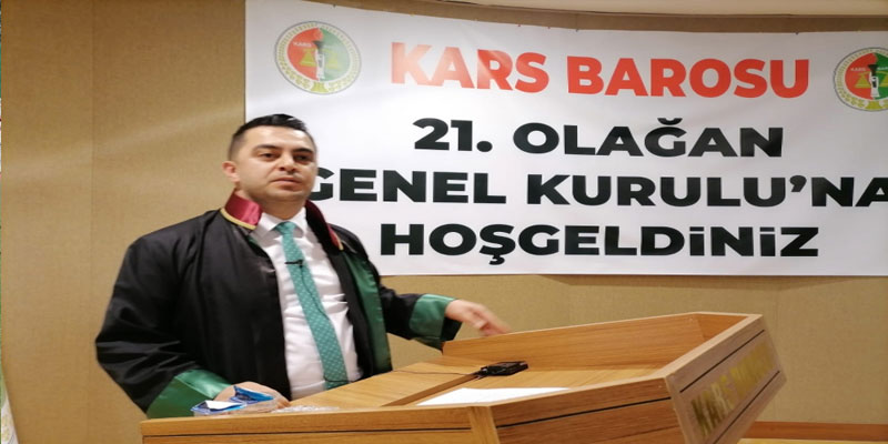 Kars Barosun'da Yeni Başkan Necat Yagcı