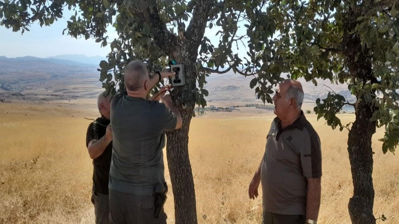 Elazığ’da fotokapanların bakımı yapıldı