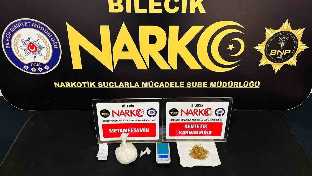 Bilecik’te gerçekleştirilen uyuşturucu operasyonunda yakalanan 1 kişi tutuklandı