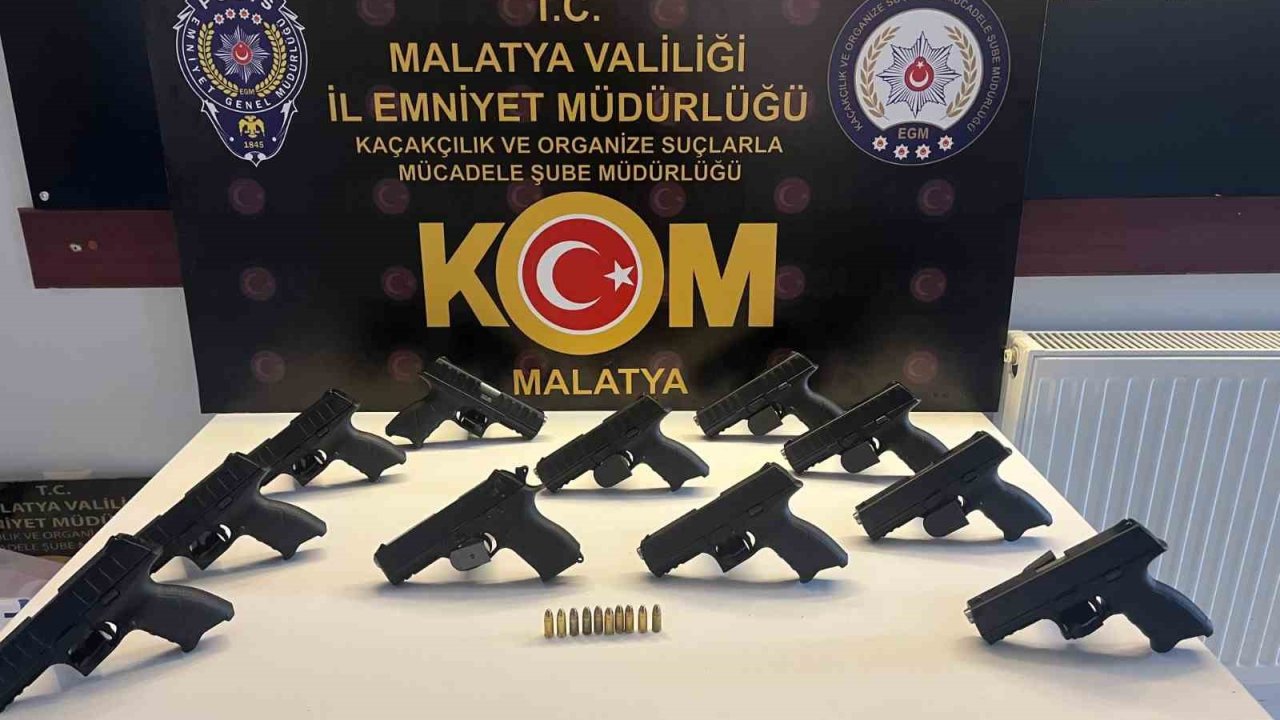 Malatya’da yasa dışı silah ticareti operasyonu: 3 tutuklama