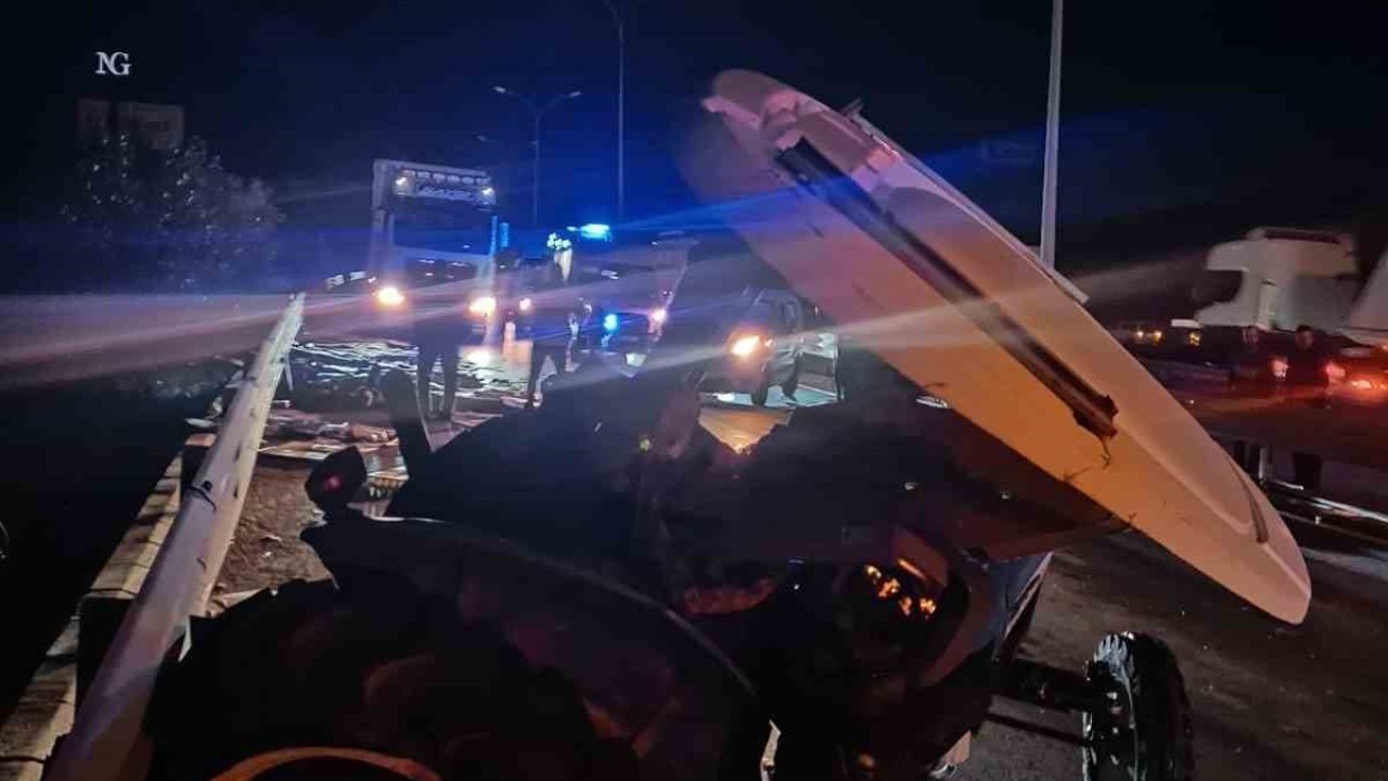 Afyonkarahisar’da trafik kazası, 1 ölü 2 yaralı