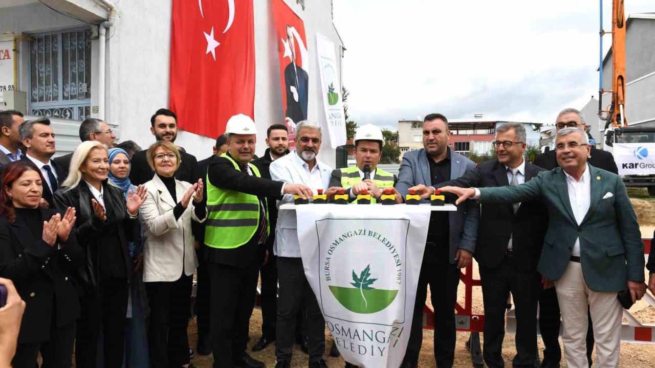 Osmangazi’de yeni kreşin temeli atıldı