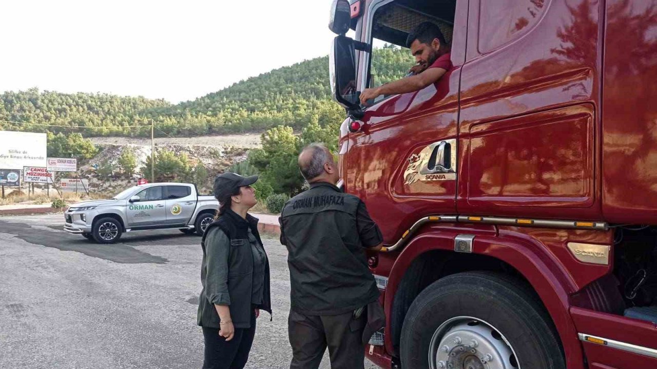 Mersin’de orman suçlarına karşı denetimler sürüyor