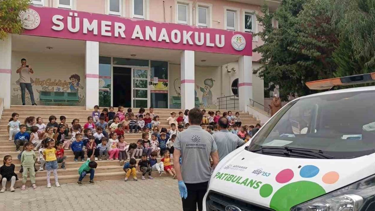 Çocuklar patibulans ile tanıştı