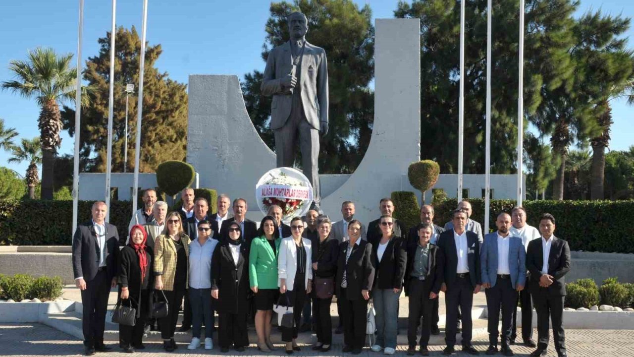 Aliağa’da 19 Ekim Muhtarlar Günü kutlandı