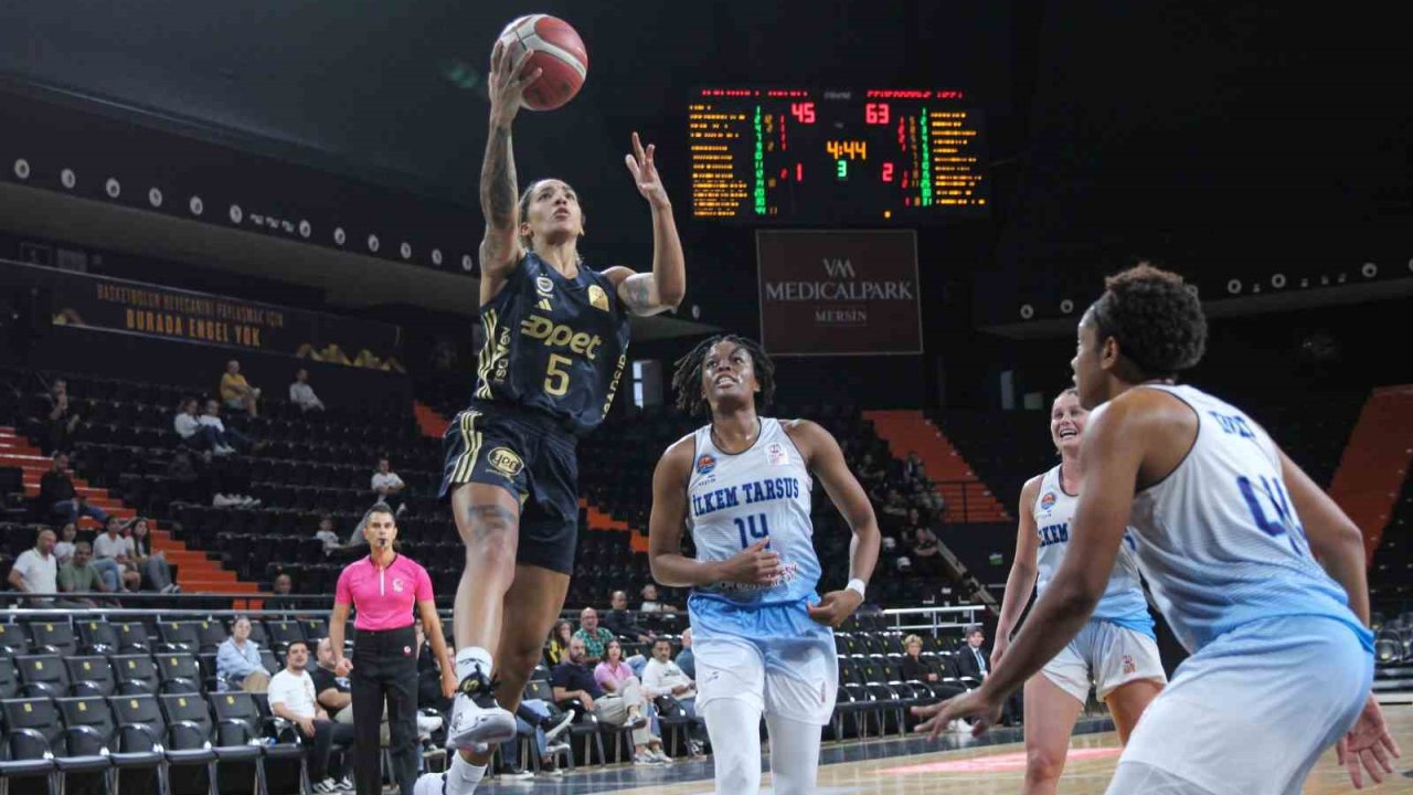 Kadınlar Basketbol Süper Ligi: Tarsusspor: 71 - Fenerbahçe: 100