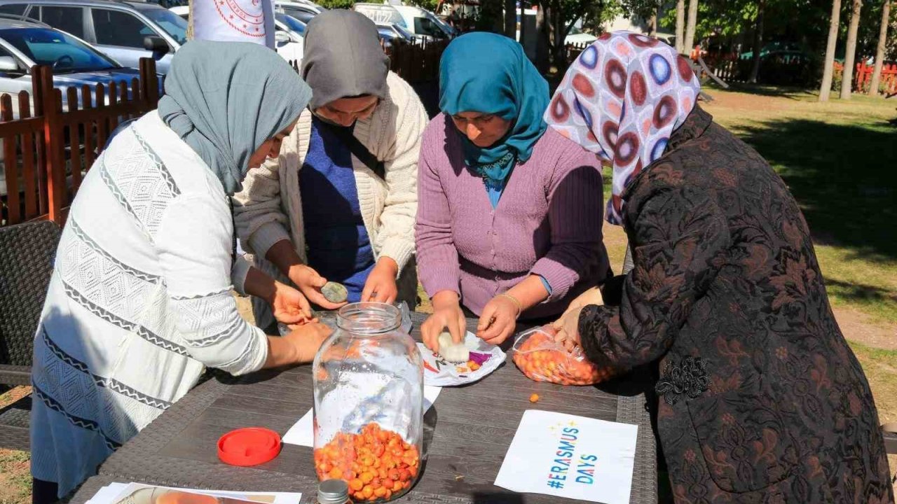 Çameli’nde kadınlara doğal yollarla ‘alıç sirkesi’ yapımı eğitimi