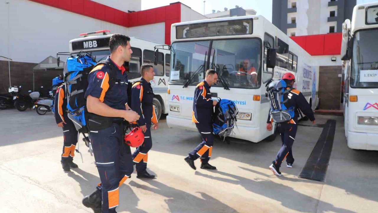 Mersin Büyükşehir Belediyesi’nden deprem tatbikatı