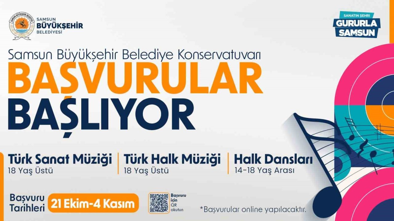 Büyükşehir Belediye Konservatuvarı başvuruları başladı