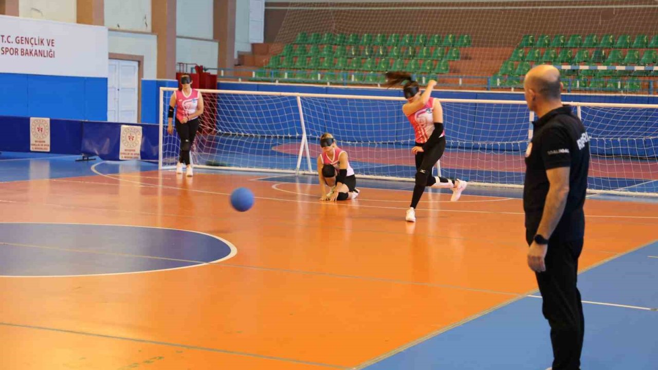 Goalball Kadınlar 1. Lig 2. Devre Müsabakaları Nevşehir’de başladı.