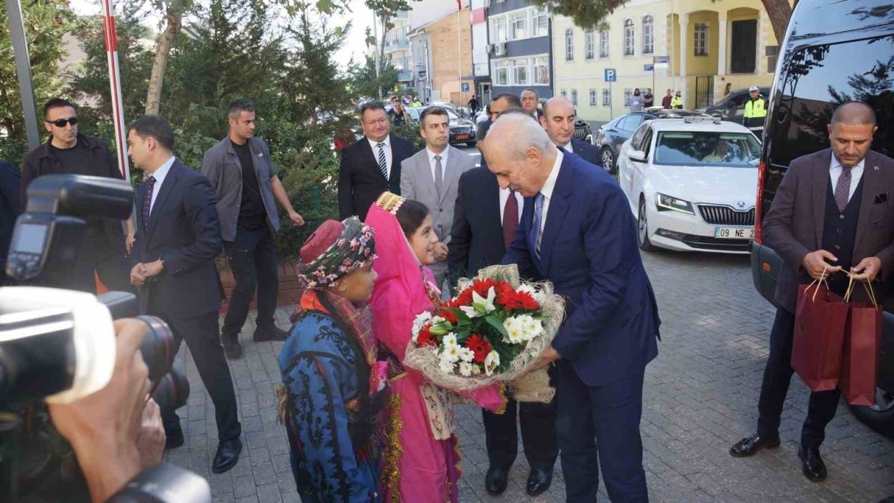 Vali Canbolat, TBMM Başkanı Kurtulmuş’u ağırladı