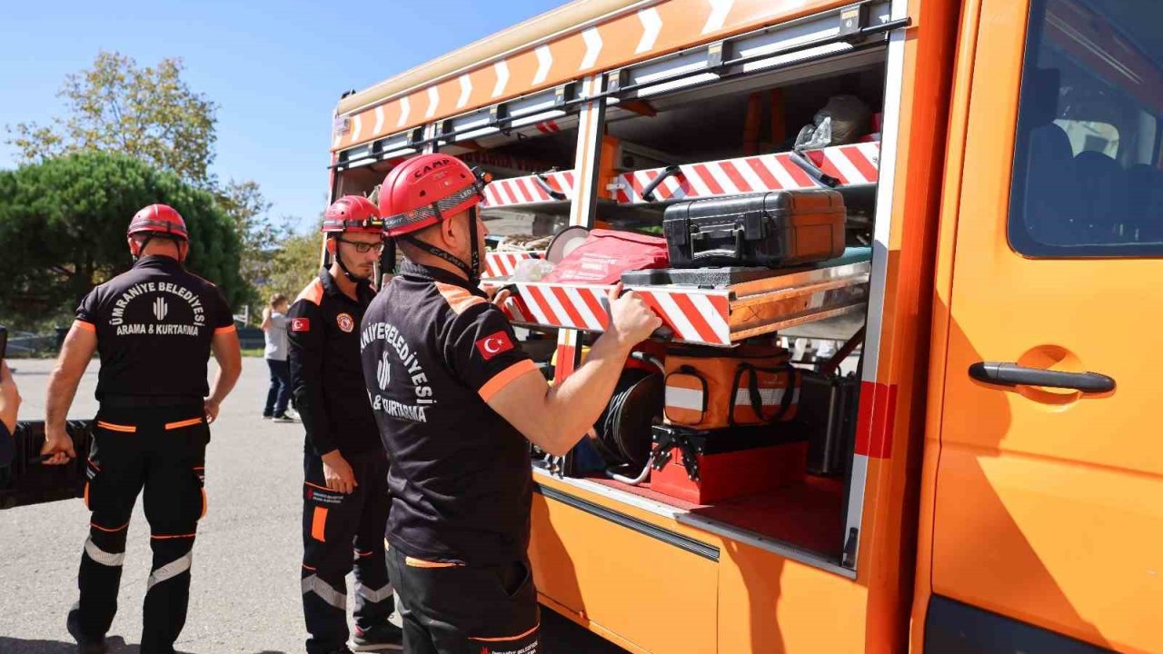 Ümraniye Belediyesi’nden afetlere karşı örnek program