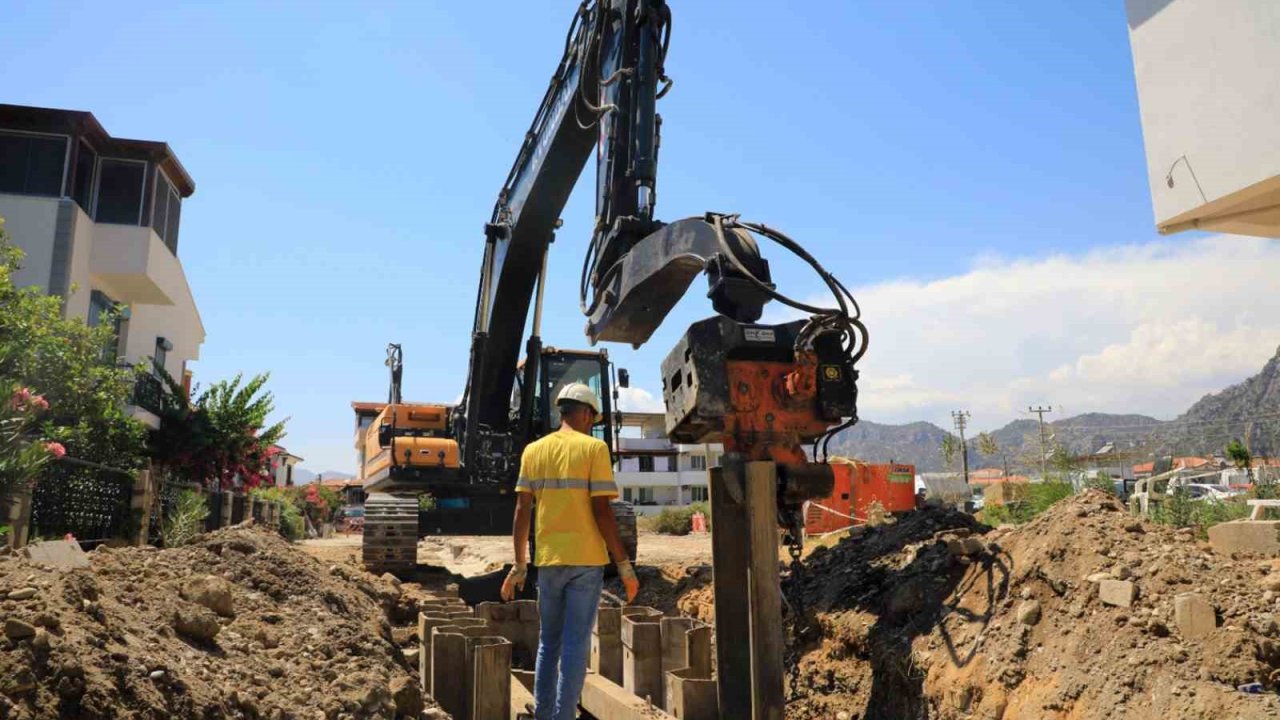 Ören’de kanalizasyonunun yüzde 74’ü tamamlandı