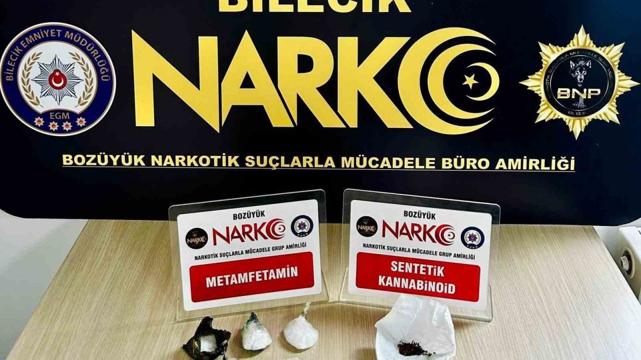 Bilecik’te şehirler arası seyahat üzerinde uyuşturucu madde ederken yakalandı