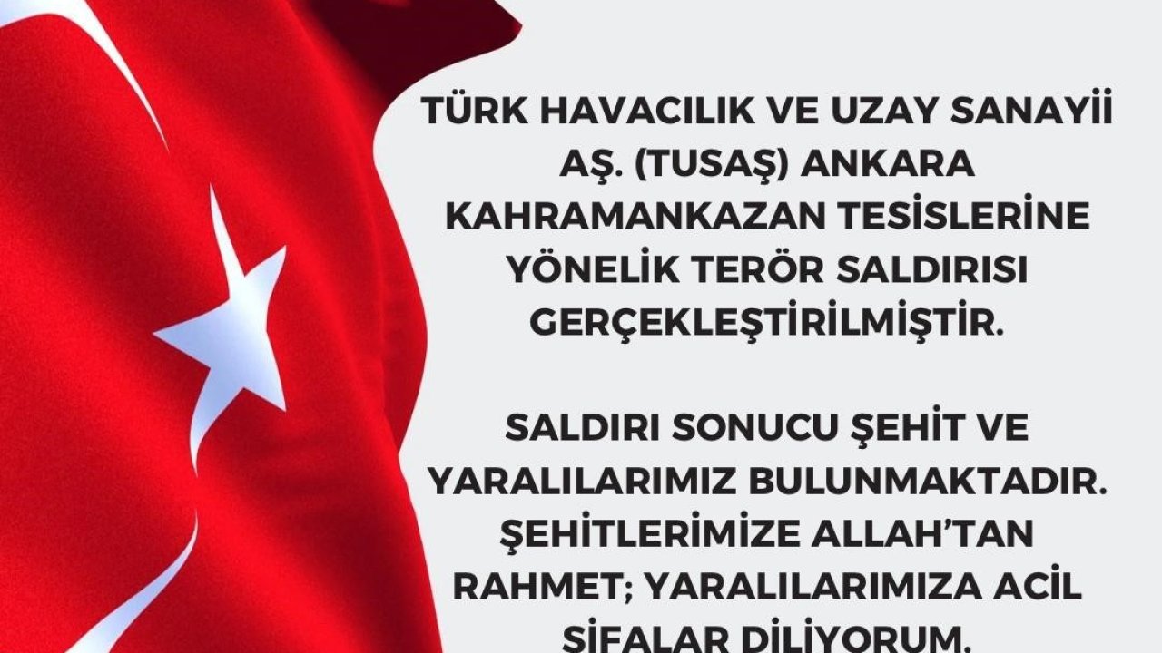 Vali Aksoy’dan Ankara’daki saldırıyla ilgili taziye mesajı