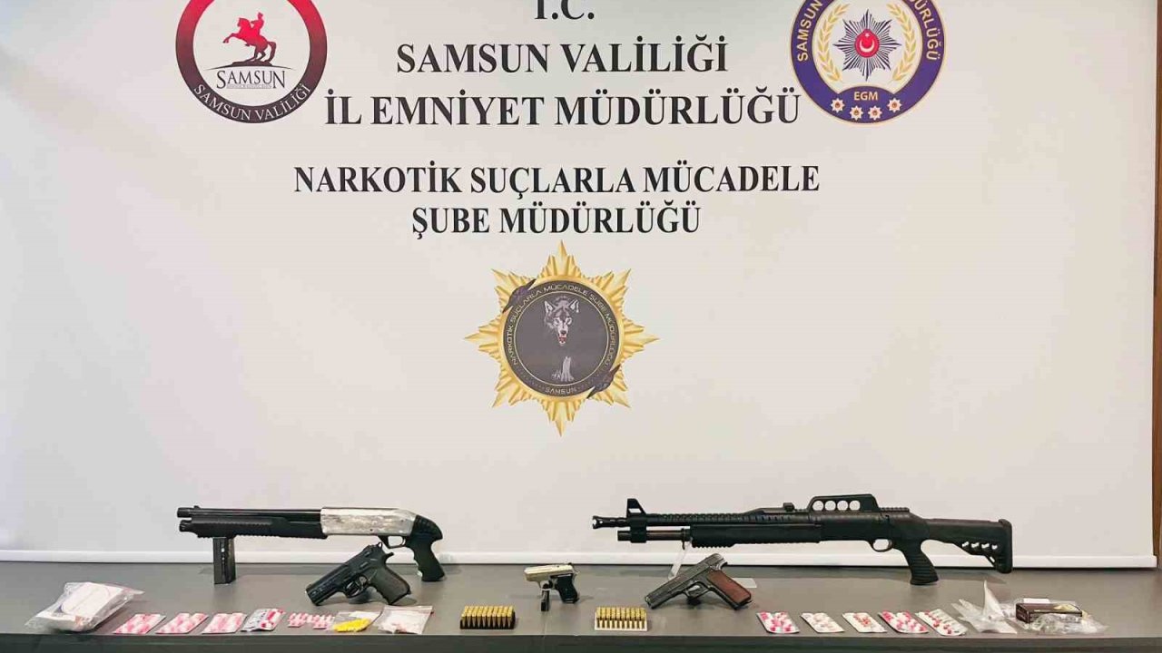 Samsun’da eş zamanlı uyuşturucu operasyonu: 17 gözaltı