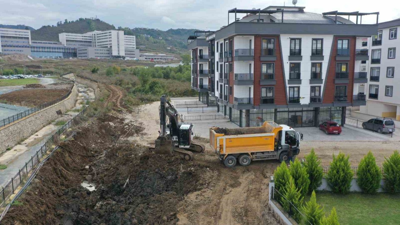 Ordu Şehir Hastanesi’ne ulaşım sağlayacak yol güzergahlarında çalışmalar başlatıldı