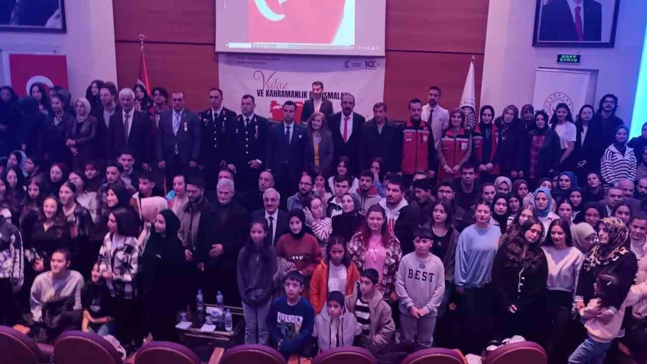 Erzurum’da ‘’Vatan ve kahramanlık buluşmaları” programı