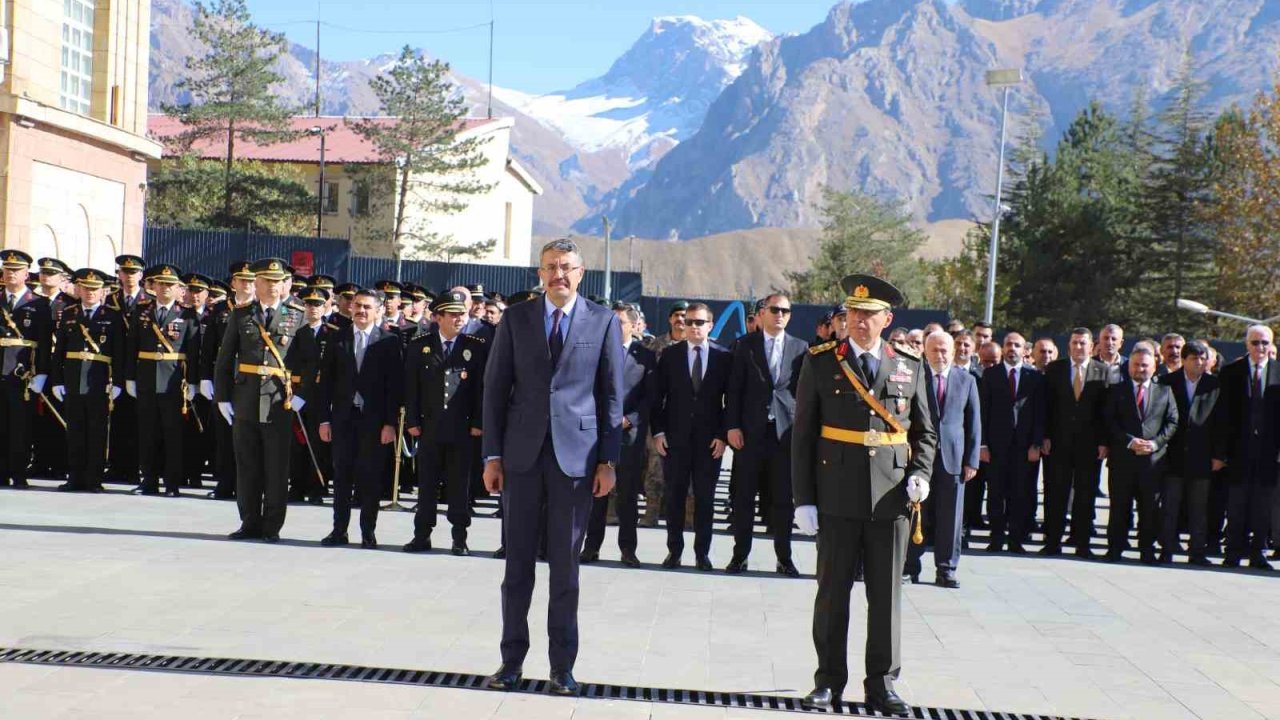 Hakkari’de Cumhuriyetin 101. yıl dönümü kutlamaları