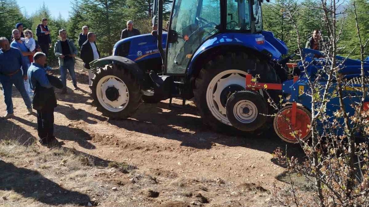 Çalınan traktörüne 26 gün sonra kavuştu