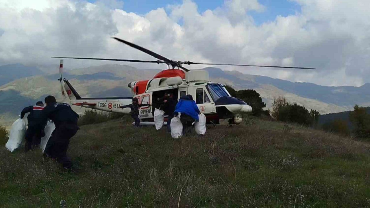 Samsun’da helikopter destekli uyuşturucu operasyonu